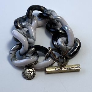 BCB Generation Black and White Chain Bracelet